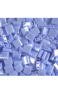 Miyuki tila 5x5mm beads - Opaque light periwinkle luster TL-446